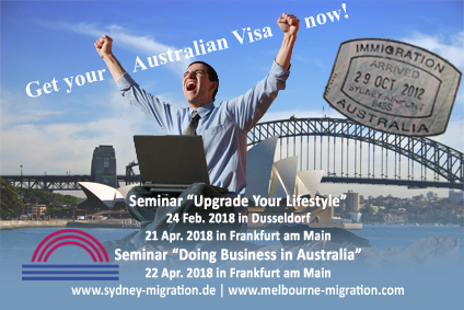 Auswandern Australien Seminar 2018